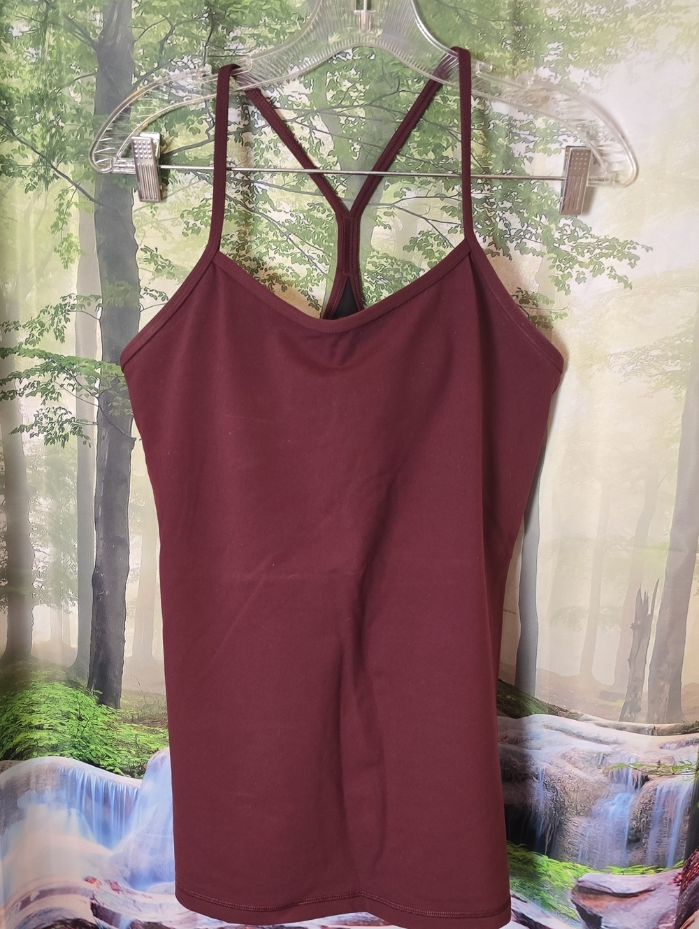 lululemon athletica Deep Burgundy Strappy Camisole